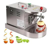 Automatic Fruit Peeling Machine,Electric Orange Lemon Peeler,Adjustable Height and Peeling Thickness,Solid Metal Structure, 500PCS/H High Efficiency for Restaurant Commercial Kitchen