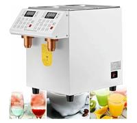 Automatic Fruit Powder Dispenser, Automatic Fructose Dispenser, Commercial Syrup Distributor For Pearls And Coffee, Barrel In Stainless Steel