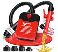 Automatic Fuel Transfer Pump with Auto-Stop,3.8 Gallon per minute,Battery or USB Powered Electric Gas Pump,51'' Hose 4 Can Adapters Fast and Safe Portable Gas Can Pump for Oil, Diesel,-1