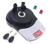 Automatic Garage Door Opener with Quiet Roller Motor, 2 Remotes, LED Light, and Safety Reverse for Home and Commercial Gates