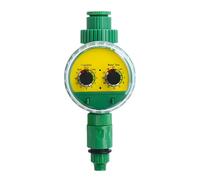 Automatic Garden Water Timer with Brass Inlet - Heavy Duty Programmable Hose Timer, IP65 Waterproof Sprinkler Controller with Large LCD Display, Smart Irrigation System for Lawn & Yard