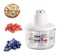 Automatic Garlic Peeler Machine & Fruit Skin Remover Tool,Electric Garlic And Grape Peeler,2025 New Electric Grape Peeling Machine,5-Leaf Design,Quick Peeling In 25 Seconds,for Grapes And(Color:White)