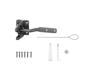 Automatic Gate Latch with Screws for Slam Catch | Gravity-locked self-locking mechanism automatically secures the gate when closed for enhanced security without manual relocki