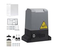 Automatic Gate Motor-Adjustable Auto Close,Sliding Gate Opener,Rustproof Coated Case,Driveway Gate Operator for Chain Link Gates,Enhanced Security Hardware Fitting Parts(370)