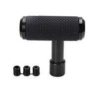 EBTOOLS Automatic Gear Shift Knob T Shape - Automatic Shift Knob,Car Shift Gear Knob T Shaped Universal Manual/Automatic Gear Shifter Knob Replacement Part Aluminum Alloy+Leather(Black)