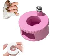 Automatic Glass Bead Suction of Cat Eye Nail Tool, 360° Rotating Cat Eye Magnet for Nails, Uniform Magnetic Force for Easy DIY Glossy Cat Eye Effects (Pink)