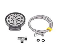Automatic Glass Rinser for Sink - Stainless Steel Cup Washer with Extended Lip for Home Bar Kitchen Use