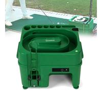 Automatic Golf Ball Tee Machine with 6 Hole Cue Rack for Driving Range and Indoor Training Simulator