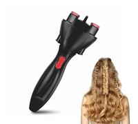 Automatic Hair Braider, Smart Electric Hair Braiding Machine for 3 Strand Braids Cornrows, Hair Twister Tool with Anti-Tangle Design, DIY Hair Styling Tool for Kids Adults All Hair Types (battery)