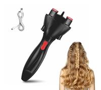 Automatic Hair Braider, Smart Electric Hair Braiding Machine for 3 Strand Braids Cornrows, Hair Twister Tool with Anti-Tangle Design, DIY Hair Styling Tool for Kids Adults All Hair Types (USB)