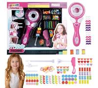 Automatic Hair Styling Wand - Compact Twist Roller, Ergonomic Braid Manufacturer Tool, Simple Grooming Device for Young Children | Toy for Salon of d