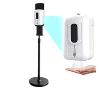 Automatic Hand Sanitizer Stand Station Dispenser Touch Free Sanitiser Stand with Gel Dispenser Automatic Soap Touchless Sanitizing Station for Commercial use Business Office Portable