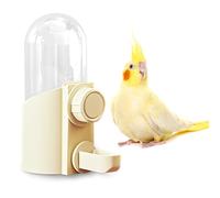 Automatic Hanging Bird Water Bottle - No Drip Cage Mounted Waters Feeder for Parakeets, Cockatiels, Budgies, Lovebirds, Finches, Canaries, Parrots (Bird Cage Accessories Travel Essential)