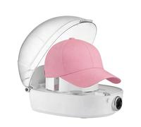 Automatic Hat Steamer Cleaner 1000W Touchscreen with Adjustable Frame for Baseball Caps. Restores Shape in 30 Mins via Steam & Dry Cycles. Universal Fit for Various Headwear.