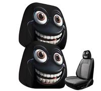 Automatic Headrest Rests with Anticaches and Sweaty Cartoon Sweatshots, Set of 2 Anti-scratch Protections, Interior SUV Camion Camion Camping Driver Men for the Pre