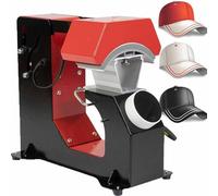 Automatic Heat Press Machine for Caps with Digital LCD Timer and Temperature Control, 3 Interchangeable Platens