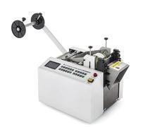 Automatic Heat-Shrink Tube Cutting Machine,650W HY100C Tube Cable Pipe Cutter Precise Efficient Tube Cable Pipe Cutter Cutting Machine,for Sleeve, Rubber/Plastic Tube