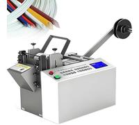 Automatic Heat Shrink Tube Cutting Machine, Electric Tube Cable Cutter with Micro Computer Control, Cutting Width 0-100 mm, Accuracy 0.1 mm