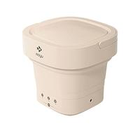 Automatic Heating Portable Washing Machine, Timing Function, Mini Portable Washing Machine, Underwear Washing Machine(Color:Yellow) Double the comfort