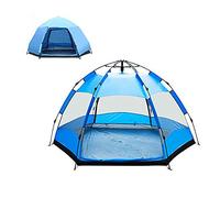 automatic hexagonal tent, outdoor holiday barbecue, rainstorm-proof thickened camping tent, 3-4 people