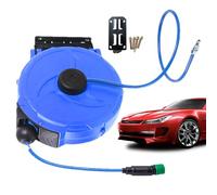 Automatic Hose Reel, 12 m Heavy Duty Flexible Holder, Wall Mounted Hose Trolley, for Garden, Outdoor, Washing Machine, Garage, Home, Workshop and