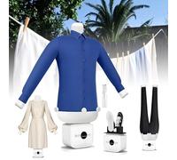 Automatic Hot Air Dryer & Iron, Shirt Iron, 2026 Upgrade Touch Type Humanoid Automatic Ironing Machine, 360° Without Blind Spots Drying/Ironing Machine, One-Click Use, 8 Minutes Quick Ironed Dry B