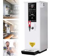 Automatic Hot Water Boiler Dispenser Boiler, Large Capacity Catering Urn, Temperature Adjustable, 60L/h Output, Step Heating Ideal for Office, Cafe, Restaurant, Commercial Use,White