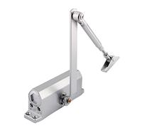 Automatic Hydraulic Door Closer, Hydraulic Door Closer for Safety Automatic Adjustable Fireproof Door Opener for 45-60 Kg Outside and Inside Door Closes Automatically