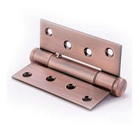 Automatic Hydraulic Door Closers,Concealed Soft Close Hinges Mute Slowly Closes Positioning for Home Interior Garden Hotel Commercial Door-Black 8.2X11.1Cm(3X4Inch),Copper Color,8.2 * 11.1cm