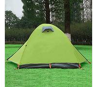 Automatic Hydraulic Double Layers Tent for Camping Beach Outdoor Hiking Fishing Travel, UV Protection Waterproof Pop Up 2 Persons 4 Season Backpacking Tent with Carry Bag
