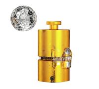Automatic Ice Ball Press, Soccer Shape Maker, Aircraft Aluminum Metal, 60mm & 70mm, Crystal Clear Ice for Barware and Fans