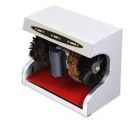 Automatic Induction Electric Shoe Cleaner, Stainless Steel Shoe Polisher Machine for Dust Removal and Polishing, Portable Leather Shoe Cleaning Kit