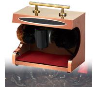Automatic Induction Electric Shoe Polisher with Double Brush for Home, Hotel, and Office Use