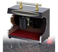Automatic Induction Electric Shoe Polisher with Double Brush for Home, Hotel, and Office Use