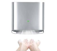 Automatic Induction Hand Dryer, 1250W Electric Bathroom Dryer with 80m/s Wind Speed, Adjustable Hot & Cold Air for Commercial Use