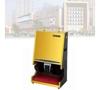Automatic Induction Shoe Polisher, 100W Fully Automatic Cleaning Machine,100ml Oil Cup Capacity, Automatic Oiling, Hotel Home Shopping Mall Shoe Polishing Machine, Stainless Steel Shoe Polisher