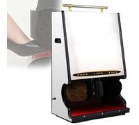Automatic Induction Shoe Polisher, Commercial Electric Polisher with Automatic Oiling, Double Combination Brush, Low Noise for Home Use