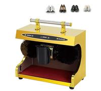 Automatic Induction Shoe Polishing Machine, Electric Shoe Polisher with Handle, Fully Automatic Shoe Cleaning Machine for Hotel Lobby