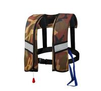 Automatic Inflatable Life Jacket For Adults 150N Large Buoyancy Boat Fishing Portable Folding Vest Set Water Safety Equipment(F)