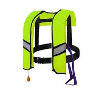 Automatic Inflatable Life Jacket For Adults 150N Large Buoyancy Boat Fishing Portable Folding Vest Set Water Safety Equipment(A)