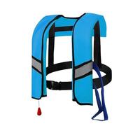 Automatic Inflatable Life Jacket For Adults 150N Large Buoyancy Boat Fishing Portable Folding Vest Set Water Safety Equipment(C)