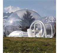 Automatic Inflatable Tent, Inflatable Bubble House Outdoor Camping Luxury Dome Single Tunnel, Windproof And Rainproof Transparent Bubble House vision