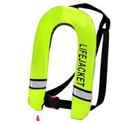 Automatic Inflatable Vest High Strength Webbing Reflective Waistcoat for Camping Hiking Outdoor Sports Use Outdoor Vest