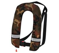 Automatic Inflatable Vest High Strength Webbing Reflective Waistcoat for Camping Hiking Outdoor Sports Use Outdoor Vest