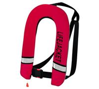 Automatic Inflatable Vest High Strength Webbing Reflective Waistcoat for Camping Hiking Outdoor Sports Use Outdoor Vest