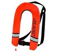 Automatic Inflatable Vest High Strength Webbing Reflective Waistcoat for Camping Hiking Outdoor Sports Use Auto Inflating Life Vest