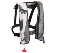 Automatic Inflatable Water Vest for Adults - Lightweight Adjustable Design for Recreational Water Activities (Camo)