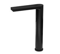 Automatic Infrared Black Bathroom Faucet - Sensor-Activated Basin Tap Battery-Operated Hot & Cold Water Mixer Modern Washbasin Fixture for Home Use