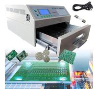 Automatic Infrared Reflow Oven for PCB Chip Bead BGA Rework, Intelligent Aluminum Heat Technology
