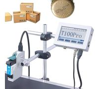 Automatic Inkjet Coding Machine for Industrial Production Line, Supports Text, Excel, BMP, USB Printing for Efficient Product Labeling